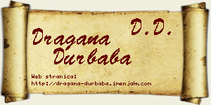 Dragana Durbaba vizit kartica